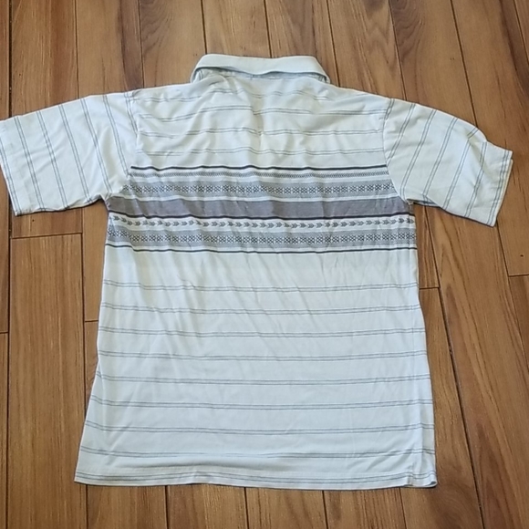 📦3/$20 Silver Cliff Beach Polo T-Shirt Large - Picture 7 of 9
